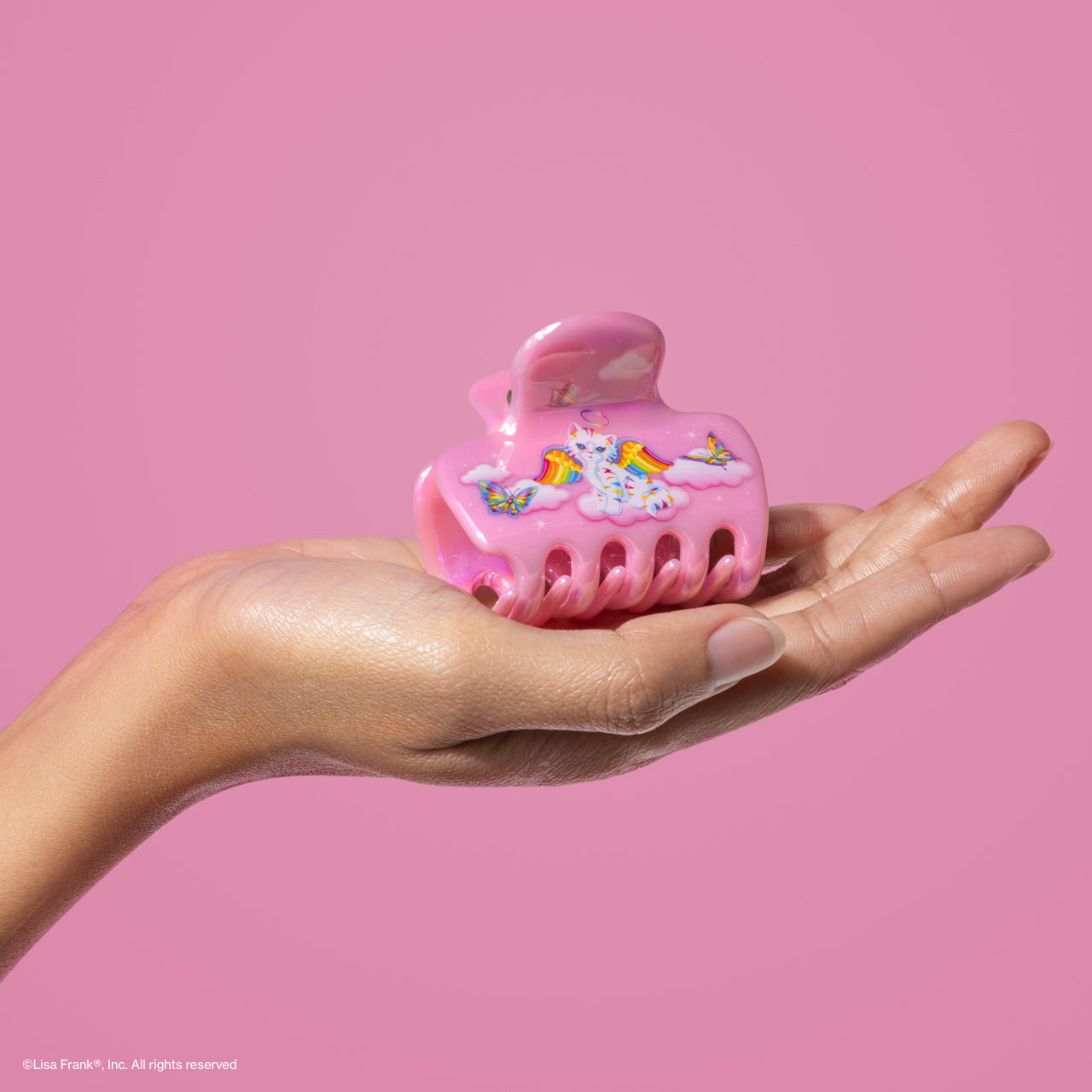 Lisa Frank x Kitsch Cloud Clip in Angel Kitty™ - Image 4