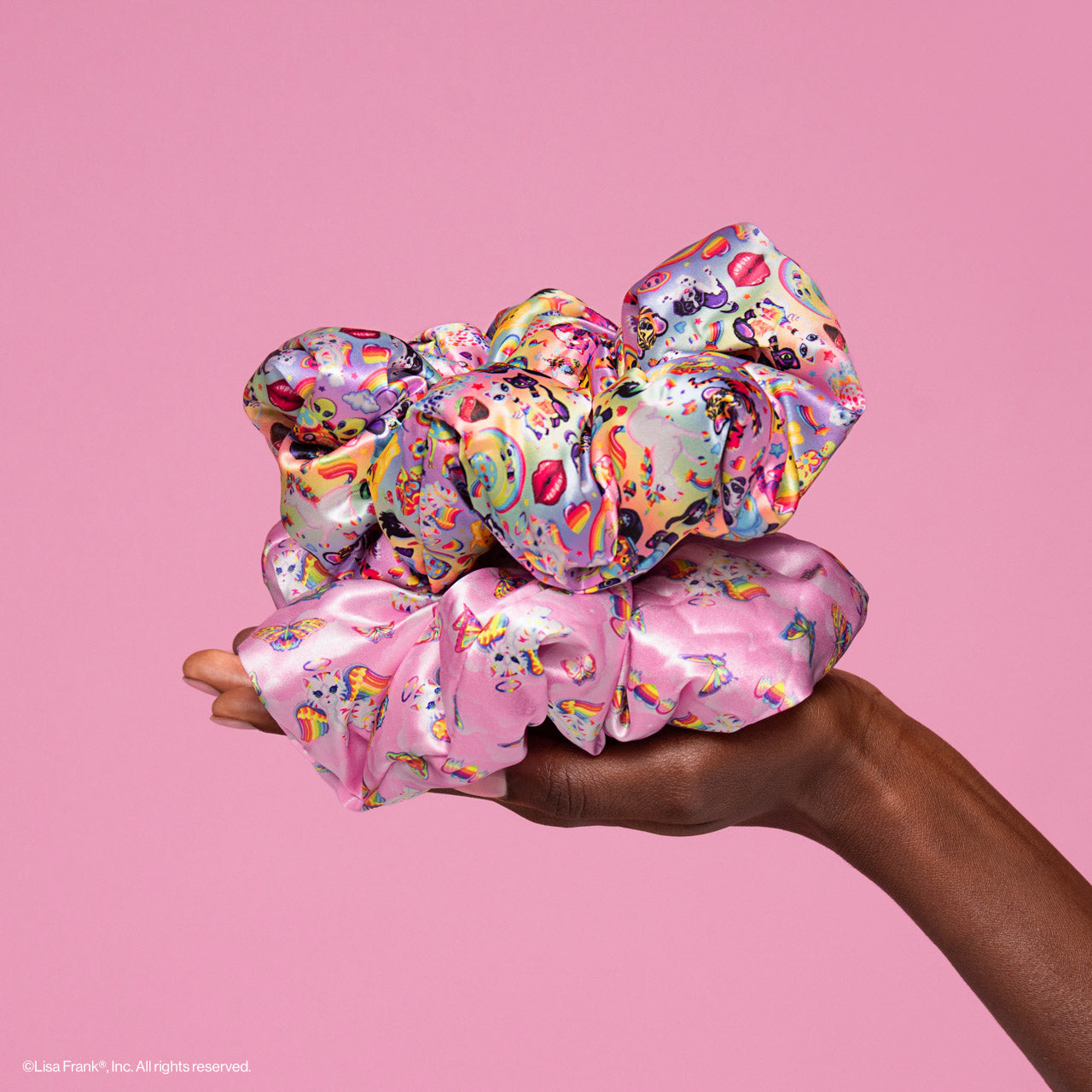 Lisa Frank x Kitsch Pillow Scrunchies® in Satin in The Fantastic World of Lisa Frank - Image 6