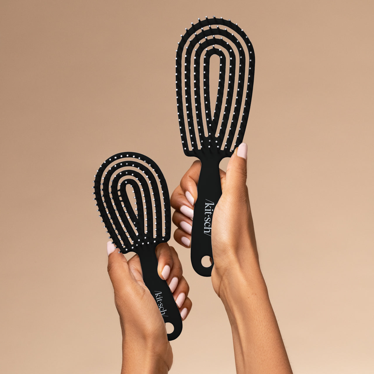 Black Detangling Flexi Brush - Mini - Image 5