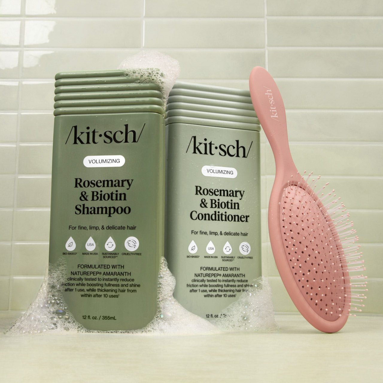 Rosemary & Biotin Volumizing Shampoo & Conditioner Combo - Image 8