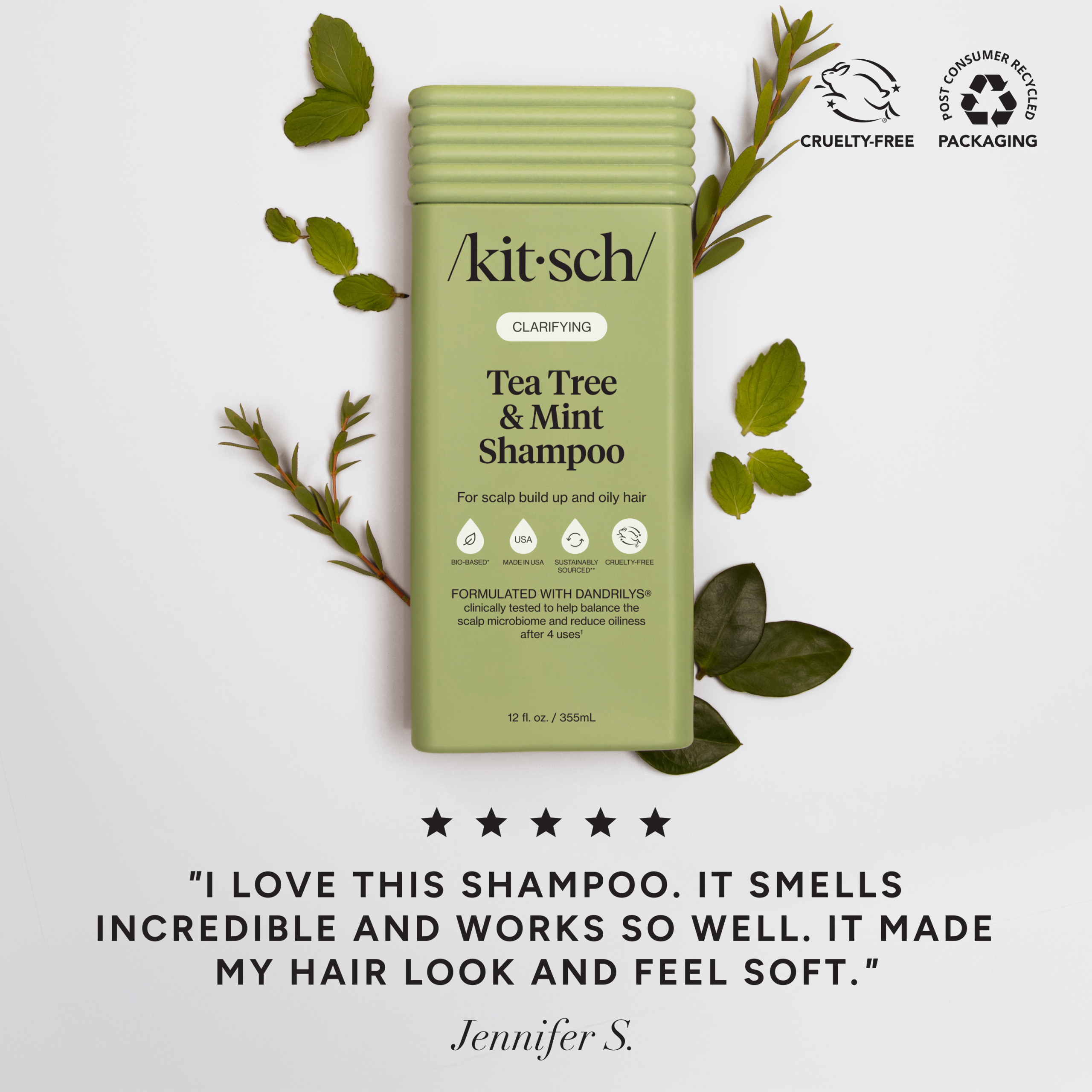 Tea Tree & Mint Clarifying Shampoo - Image 3