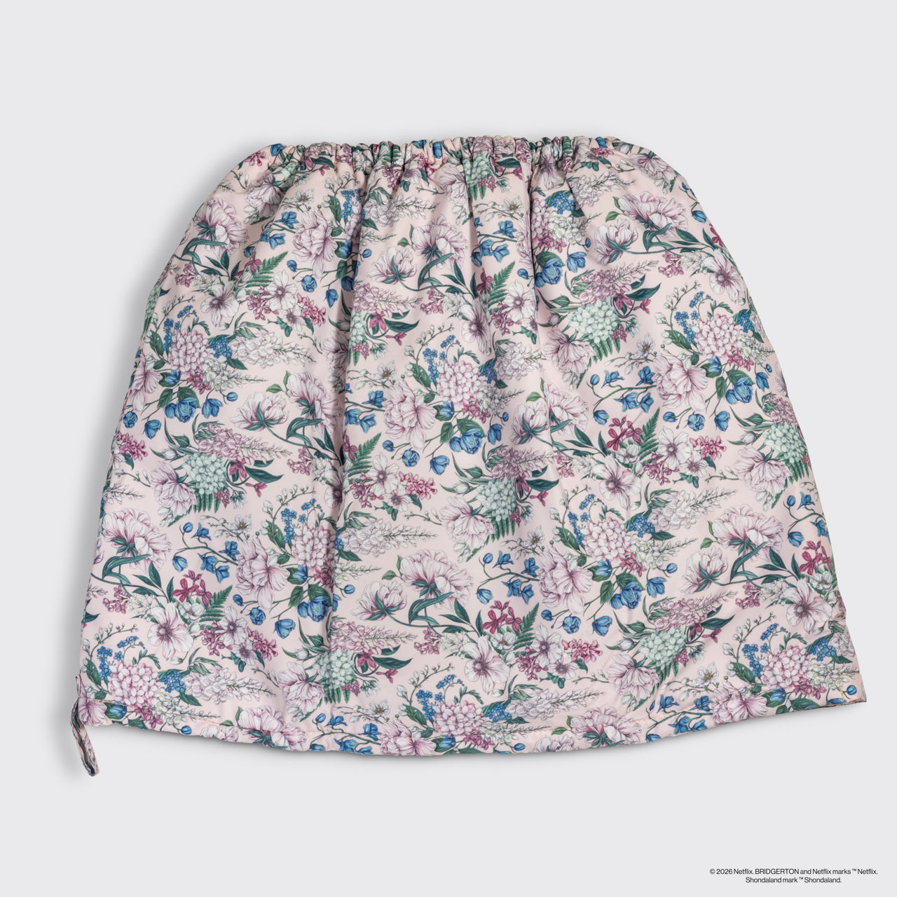 Bridgerton x Kitsch Satin-Lined Flexi Shower Cap in Wisteria - Image 5