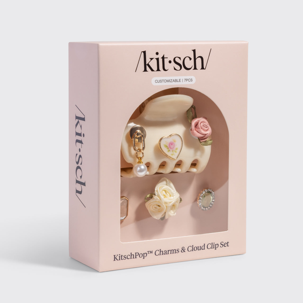 KitschPop™️ Cloud Clip & Charms in Pearlized Cream - Image 7