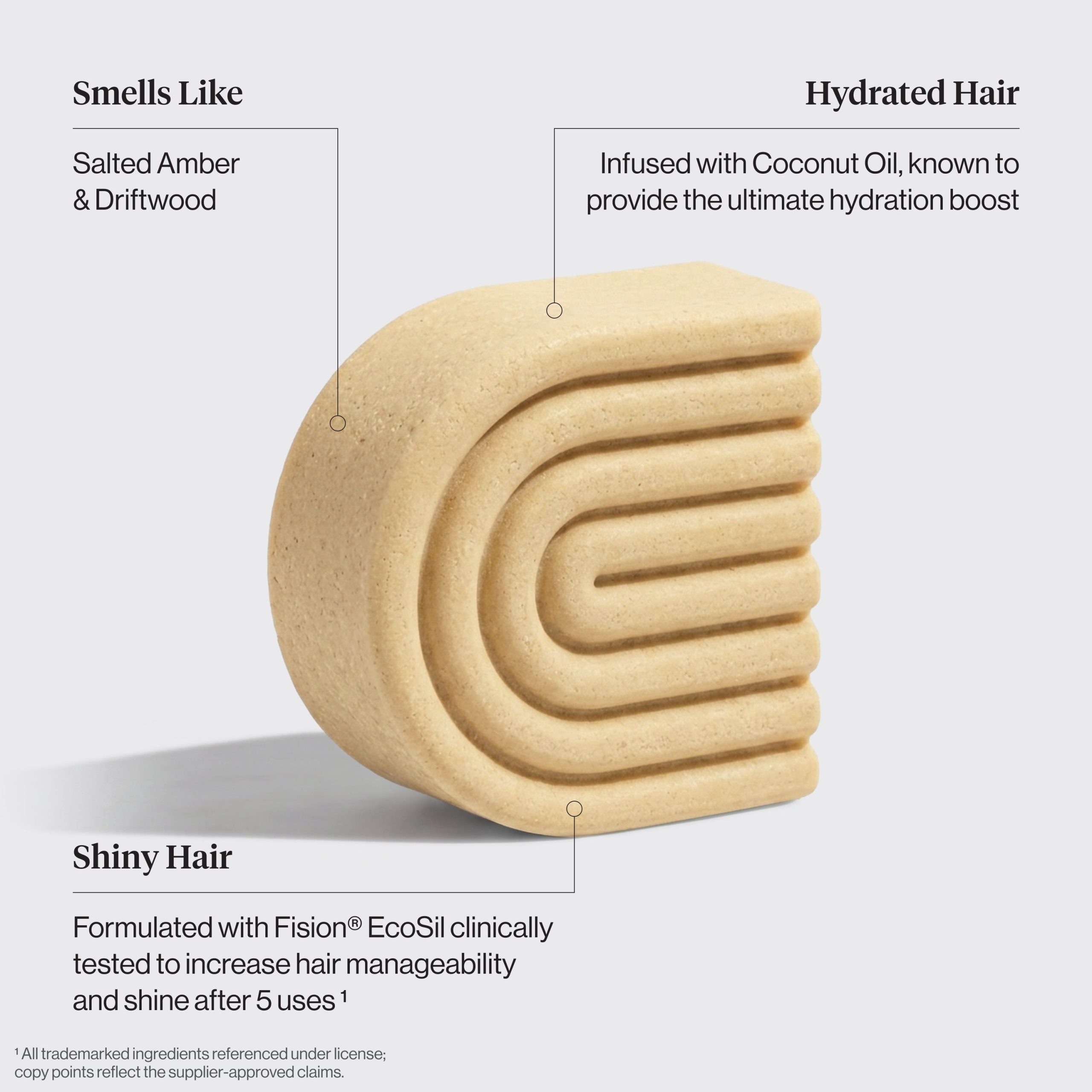 Coconut Oil Shampoo & Conditioner Bar Combo for Dry Damaged Hair - Image 3