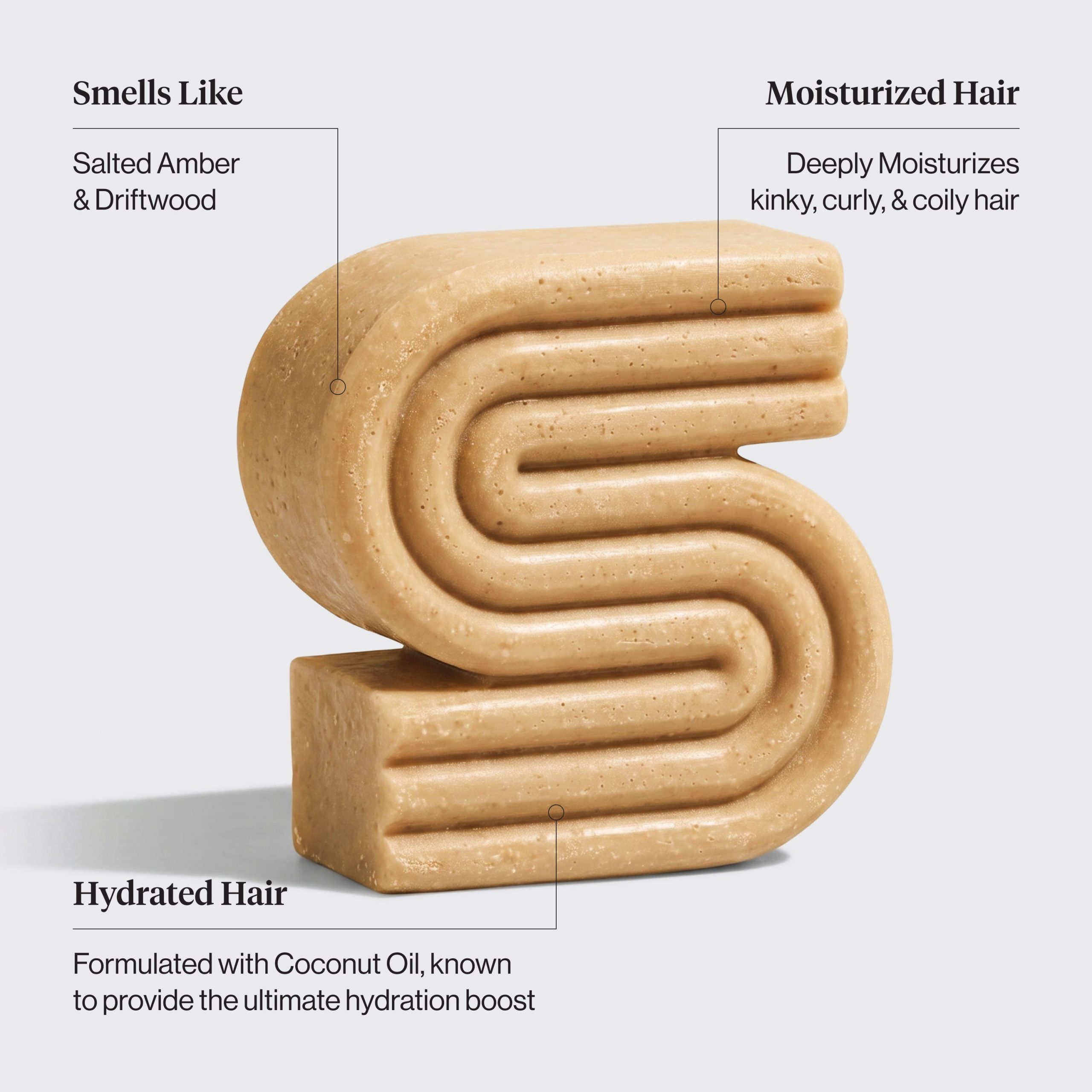 Coconut Oil Shampoo & Conditioner Bar Combo for Dry Damaged Hair - Image 5
