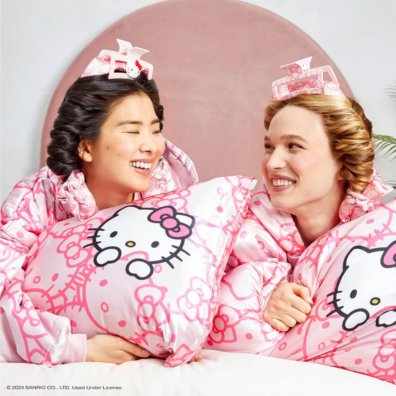 Kitsch x Hello Kitty Satin Glazey in Pink Kitty Faces - Image 2