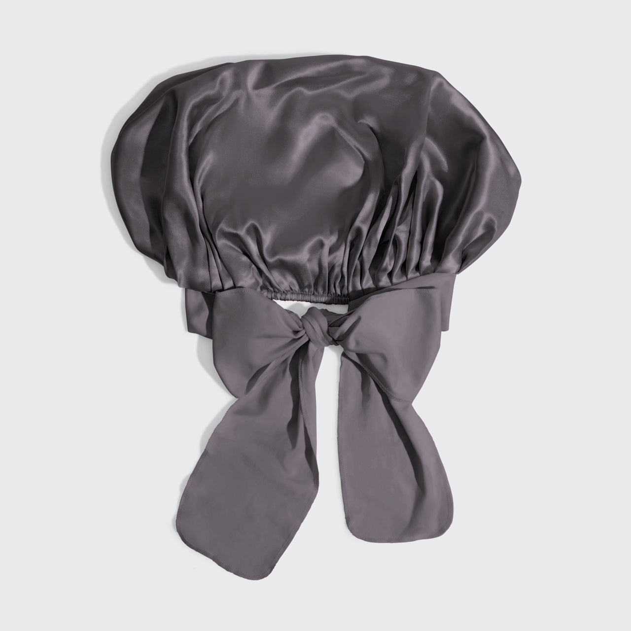 Charcoal Oversized Satin Bonnet - Image 4