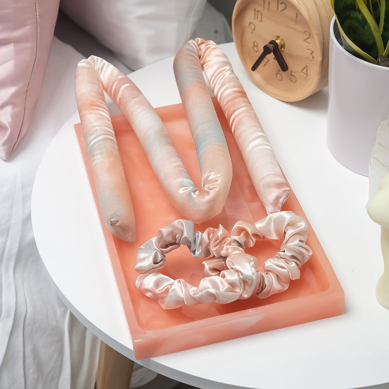 Sunset Tie Dye Satin Heatless Curling Set - Image 3