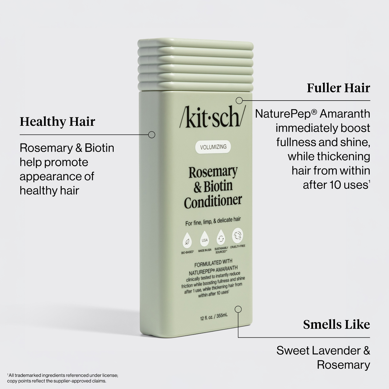 Rosemary & Biotin Volumizing Shampoo & Conditioner Combo - Image 5
