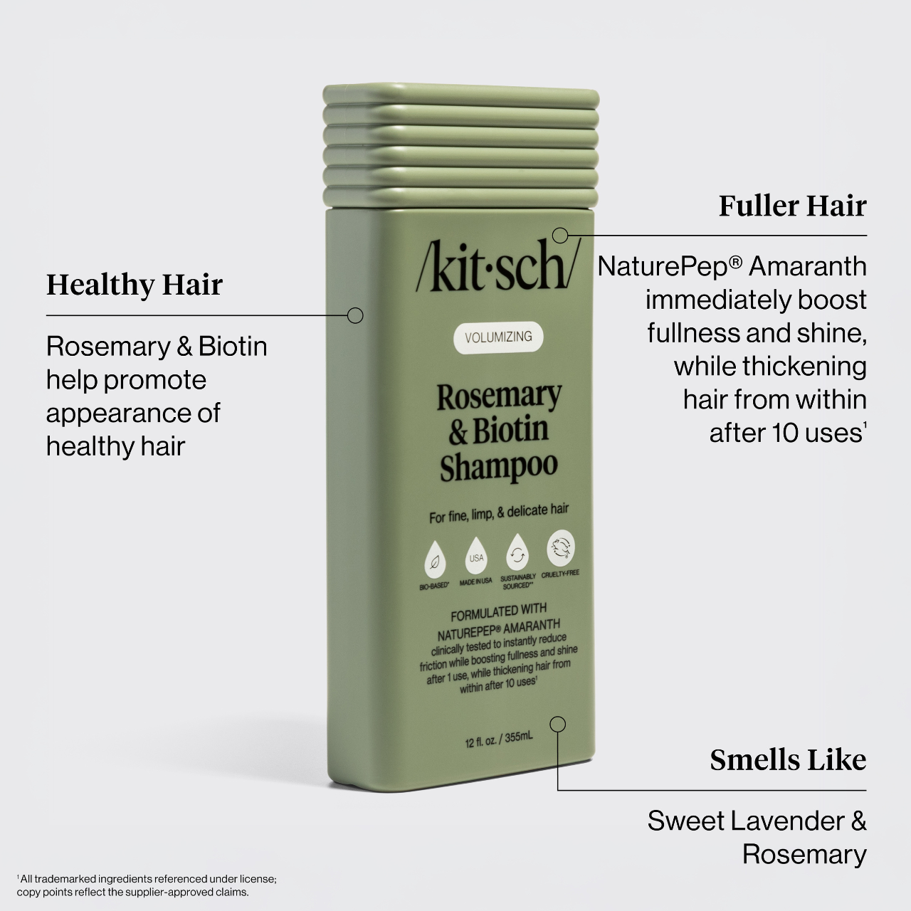Rosemary & Biotin Volumizing Shampoo & Conditioner Combo - Image 3