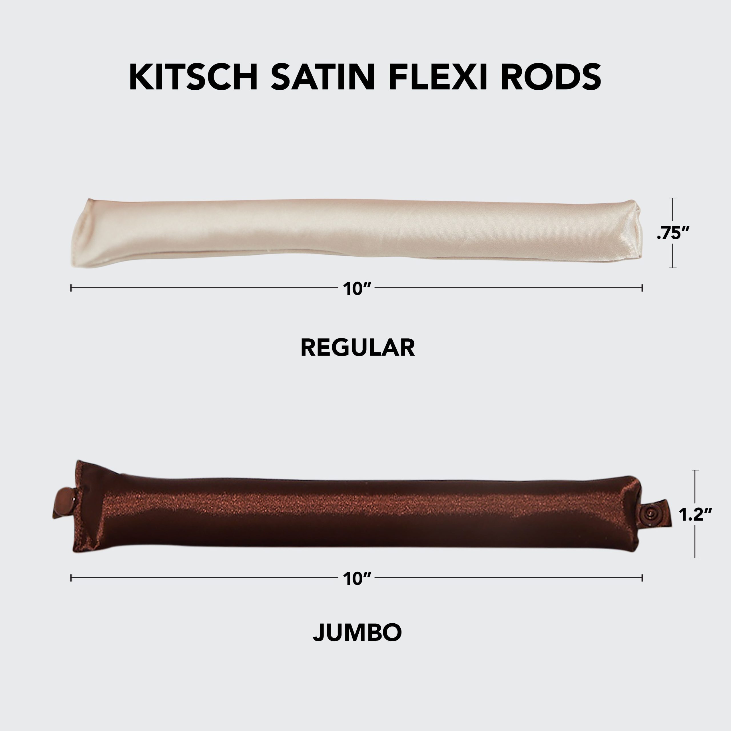 Rosewood Jumbo Satin Flexi Rods 4pc Set - Image 5